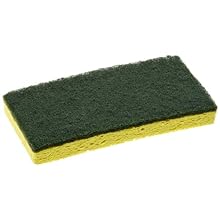 Continental 74H 6.25 Inch by 3-3/8 Inch by 7 Inch Sponge Scrub (Case of 24)
