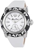 Glam Rock Women's GR40507-WHT Palm Beach White Enamel Dial White Techno Silk Watch
