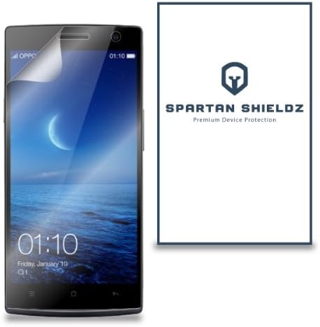6X - Spartan Shieldz Premium HD Screen Protector Cover For Oppo Find 7 - 6X
