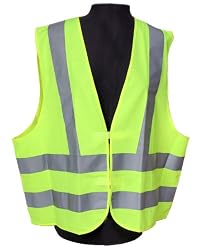 Eurow Safety ANSI Class II Fluorescent Safety Vest Yellow XX-Large