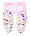 XOXO "Macaroni Salad" Slippers (Youth Girls Sizes 10 - 3) - purple, 12/13 youth