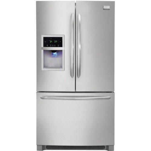 Frigidaire FGHF2344MF Gallery 22.6 Cu. Ft. French Door Counter-Depth Refrigerator - Stainless Steel