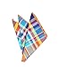 Hello Tie High-grade Men's Grid Cotton Pocket Squares Handkerchiefs 6pcs/lot Set 6