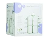 Clearview Stainless Steel Three Tier Steamer 18cm  from Kitchen Craft