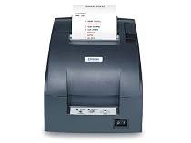 TM-U220B, Impact, Two-color printing, 6 lps, Ethernet, Auto-cutter, Auto-Status, PS-180 Power supply, Dark Gray
