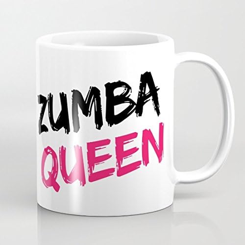 A18ages Zumba Queen White Ceramic Mug 11 Oz