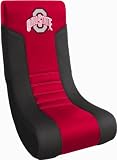 Sports Chairs Ohio State Upholstered Collapsible Video Rocker