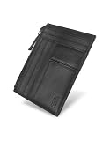 Gianfranco Ferre Black Logoed Genuine Leather Card Holder