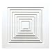 Broan Model 670 Ventilation Fan, 50 CFM 3.5 Sones, White Grille