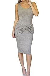 Stretchy Sleeveless Cotton Bandage Dress/Club Dress/Party Dress 