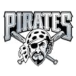 Pittsburgh Pirates Silver Auto Emblem - Baseball Sports Merchandise