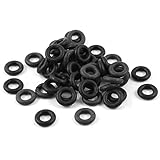 uxcell Oリング　オシールゴム　イルフィルター　ガスケットワッシャー　グロメット　12mmのOD　50個入り