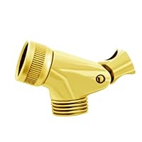 Alsons 50022010PK Pin Mount Swivel Connector, Brilliance Polished Brass