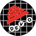 Devo - Flower Pot Hat (Logo Below Hat) - 1.25" Button / Pin