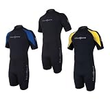 Neo Sport X-Span 3mm Men's Shorty - Black/Blue - Medium Neo Sport X-Span 3mm Men's Shorty - Black/Blue - Medium