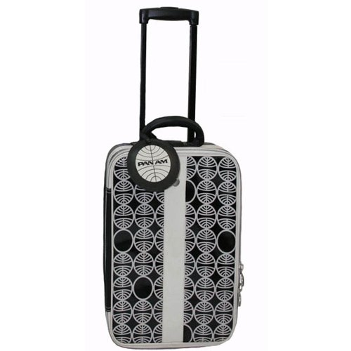 Trolley Rolling Suitcase Pan Am Vintage-Style