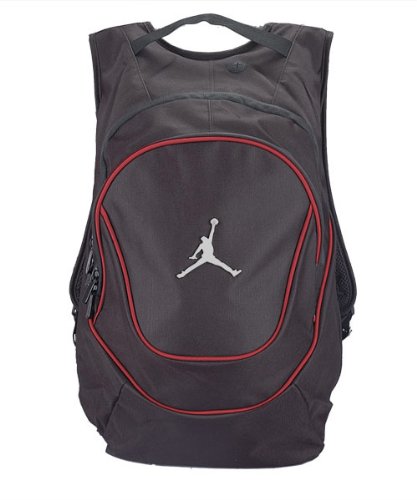 Jordan Nike Air Jumpman Backpack Book Bag-Black/Red