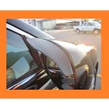1983-1991 PORSCHE 944 BLACK CARBON FIBER SIDE MIRROR VISOR RAIN GUARDS 1984 1985 1986...