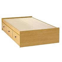 Renaissance Natural Maple/Brown Twin Mates Bed
