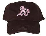 Oakland Athletics MLB Brown & Pink Adjustable Women's Hat