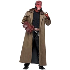 Hellboy Costumes Adult Deluxe Hellboy Halloween Costumes