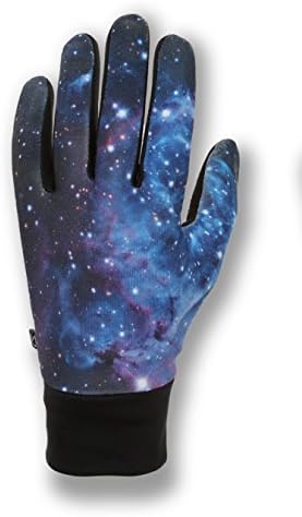 Underhanded Men's SUPER Premium Cold Weather Gloves (Stretch Fleece, Touchscreen Compatible, Reflective Pull Tab) (X-Large, Cosmos)