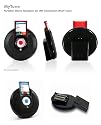 Macally Portable Stereo Speakers for iPod nano 4G (Black)