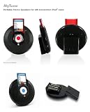 Macally Portable Stereo Speakers for iPod nano 4G (Black)