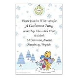 Christmas Pooh & Piglet Holiday Invitations