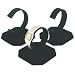 3 Black Velvet Watch Jewelry Bracelet Display Stands