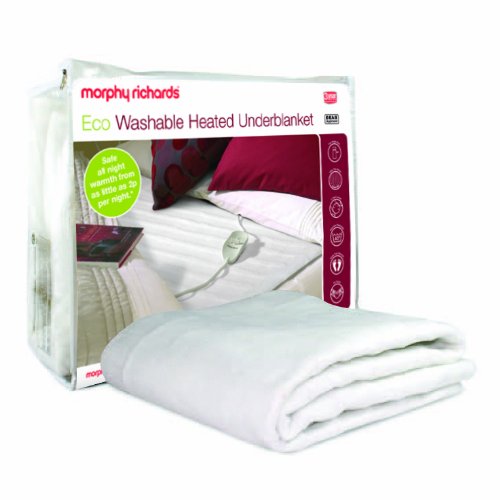 Morphy Richards Electric Blanket Washable Acrylic Underblanket, Single