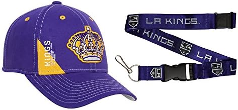 Los Angeles Kings Retro Logo Snapback + Lanyard