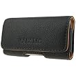 Black Horizontal Leather Pouch For Motorola RAZR V3/v3c/v3o/v3/v3t and RAZR 2 V8 V9 Phone Case Cover with Belt Clip Magnetic Closing