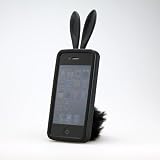 �ӂ��ӂ��K���������������I�I iPhone4 rabito ���r�b�g���o�[�P�[�X (�u���b�N)