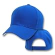 Blank / Plain Adjustable Velcro Baseball Cap / Hat - Royal Blue