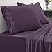 Sweet Home Collection 1500 Thread Count Egyptian Quality 3 Piece Deep Pocket Bed Sheet Set, Twin, Purple