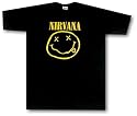 Nirvana SMILE FACE Logo Men's T Shirt Sizes Small - XL