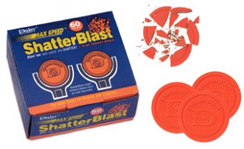 Daisy ShatterBlast Targets - 60 pack Biodegradable Clay