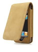 Cygnett - Groove Pocket Smooth Leather Flip Case For iPhone - Caramel