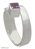 Amethyst ring, 'Comet' 8.5 (US Ring size)