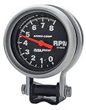 Auto Meter 3708 Sport-Compact Pedestal Mount Mini Competition Tachometer Gauge