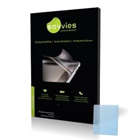 Savvies Crystalclear Screen Protector for Grundig Calios H1, Protective Film, 100% fits, Display Protection Film by