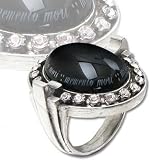 Mori Noir Engraved Ring of Gothic Emotions Size 9.5