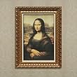 Mona Lisa Framed Silk Wall Hanging Tapestry
