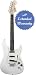 Squier by Fender Deluxe Hot Rails Strat, Rosewood Fretboard with Gear Guardian Extended Warranty - Olympic White