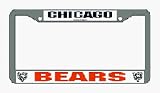 Chicago Bears Chrome License Plate Frame - Set of 2