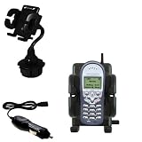 Nextel i205 Auto Cup Holder with Car Charger - Uses Gomadic TipExchange