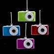 Club Pack of 12 Noble Gems Jewel Tone Digital Camera Christmas Ornaments 3.5"