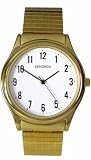 Sekonda Model 3752.27 Gents Gold Plated Analogue Expander Watch