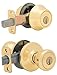 Kwikset 695 Tylo Entry Knob and Double Cylinder Deadbolt Combo Pack in Polished Brass